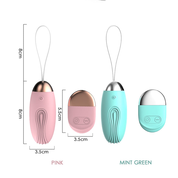 Bullet Vibrator Wireless Remote Controlled Love Eggs for Women