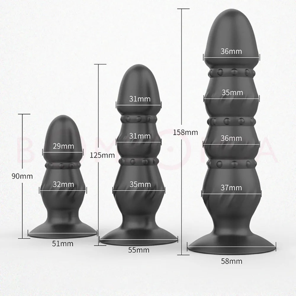 10 Speeds Wireless Remote Anal Dildo Male Prostate Massager Strong Sucker Unisex - fromasia2america.shop