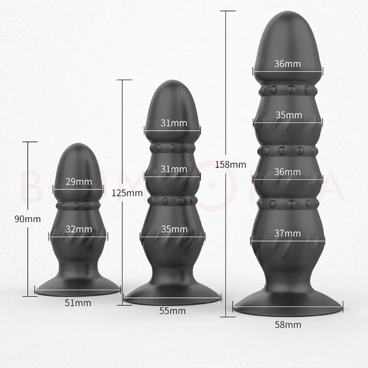 10 Speeds Wireless Remote Anal Dildo Male Prostate Massager Strong Sucker Unisex - fromasia2america.shop