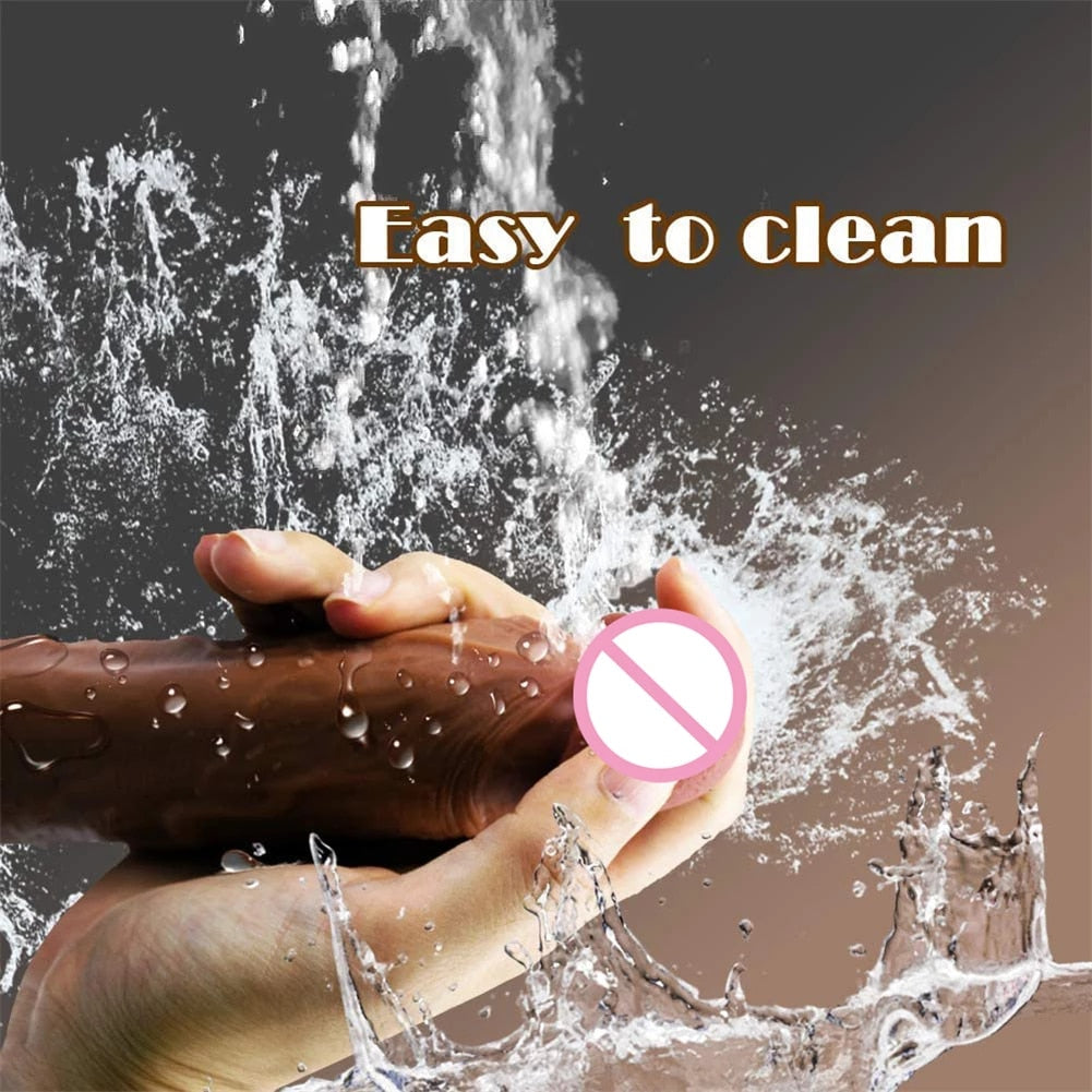 Realistic Dildo with Powerful Suction Cup