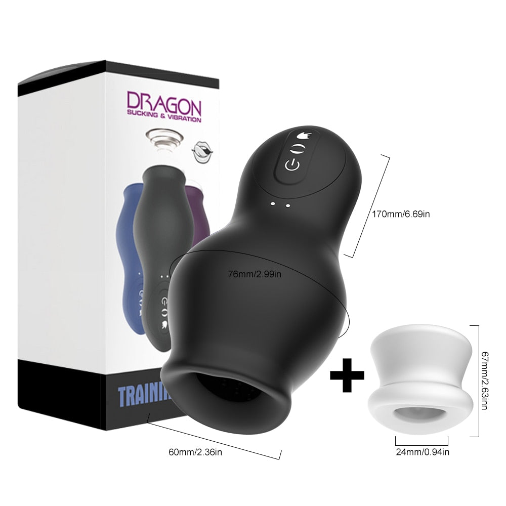 Automatic Sucking Male Pussy Oral Vaginal Penis Vibrator Cup Blowjobs Machine for Men
