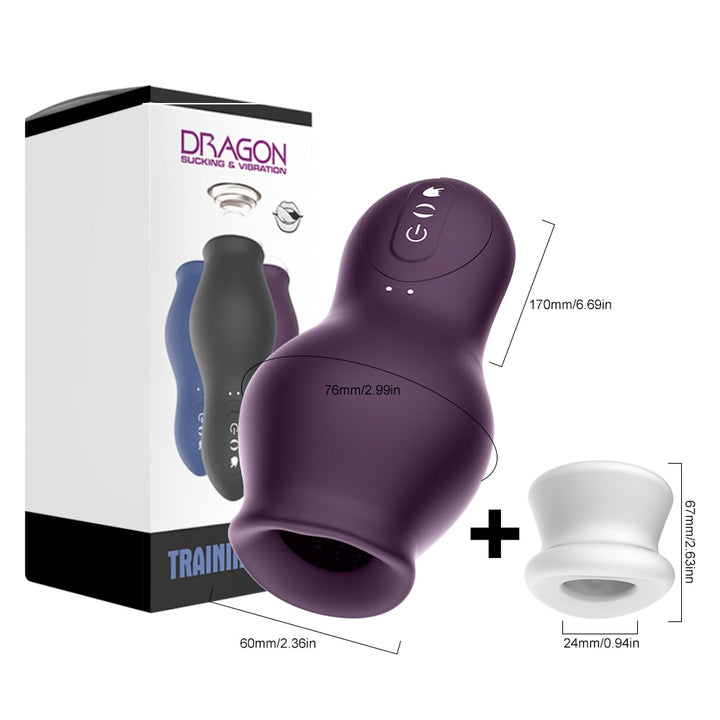Automatic Sucking Male Pussy Oral Vaginal Penis Vibrator Cup Blowjobs Machine for Men
