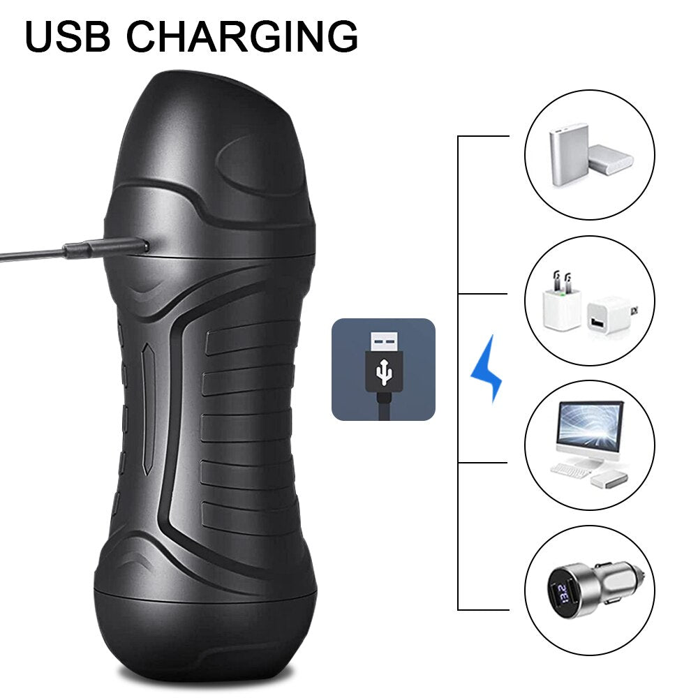 Automatic Medical Silicone Sucking Masturbator Vibration Blowjob Machine for Men