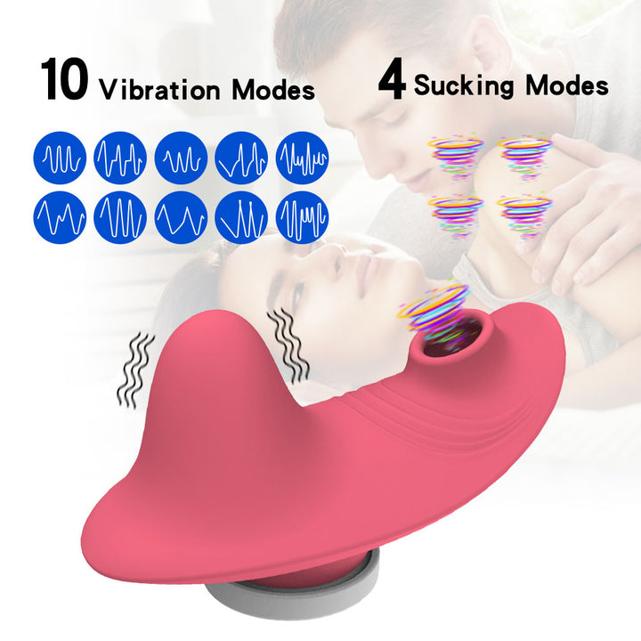 Mini Clit Sucker Remote Controlled Vibrator G-spot Stimulator for Women