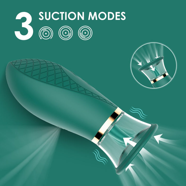Clitoral Vibrator Sucking and Licking Nipples Tongue Vagina Stimulator for Women