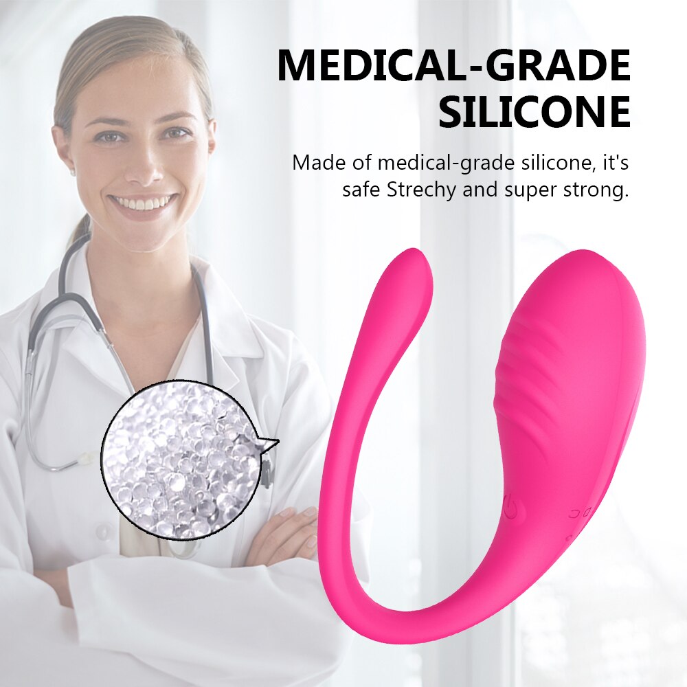 Wireless App Remote Control Vibrator Bluetooth Clit Stimulator G-spot Dildo Wear on Vibrating Egg for Women