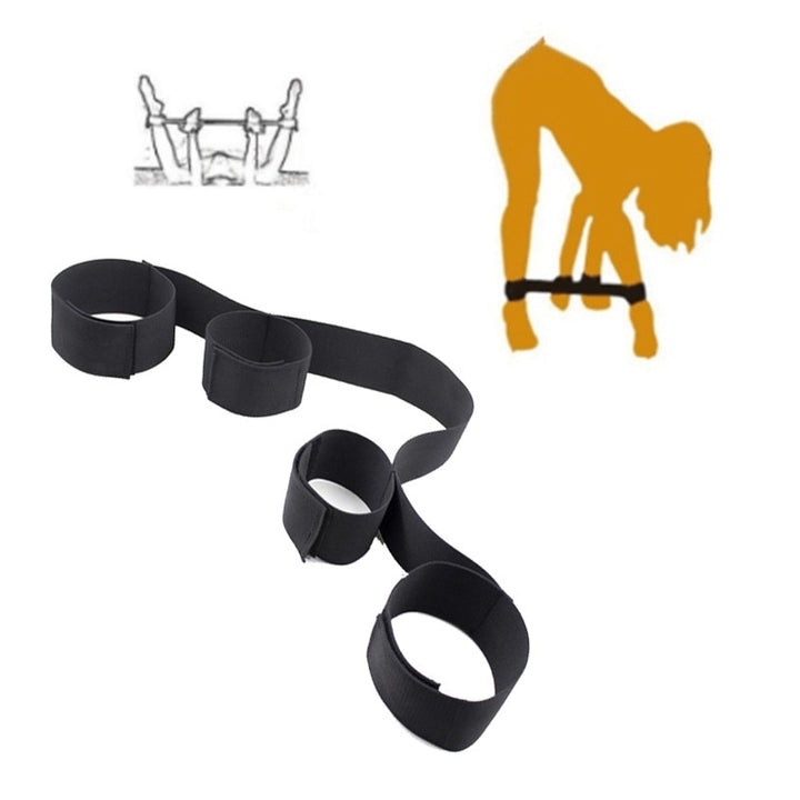 Shackles On The Door Chastity Lock Handcuffs Flirting Fetish BDSM