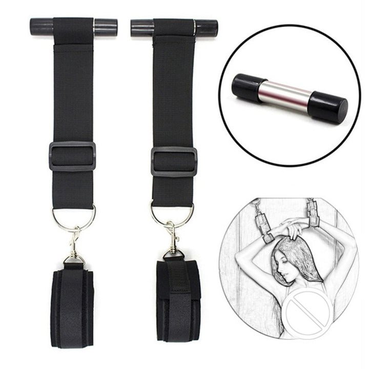 Shackles On The Door Chastity Lock Handcuffs Flirting Fetish BDSM