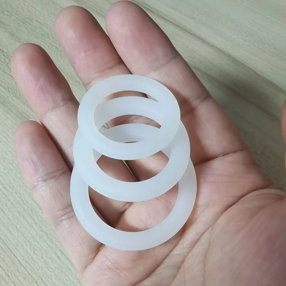 3PCS Cock Rings Flash In The Night Lock Durable Silicone Penis Ring Sex Toys For Men - fromasia2america.shop