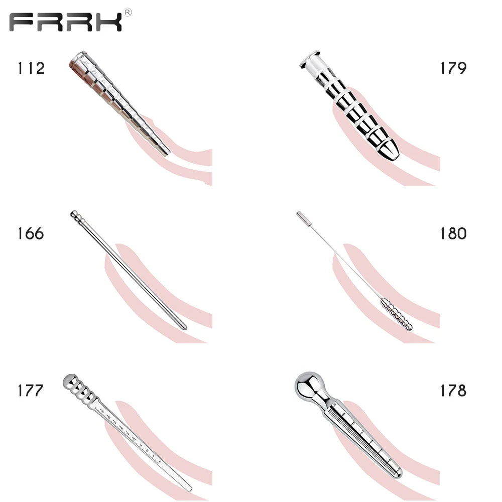 Stainless Penis Plug Male Catheters Sounds