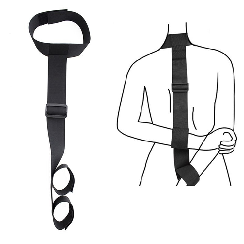 Shackles On The Door Chastity Lock Handcuffs Flirting Fetish BDSM