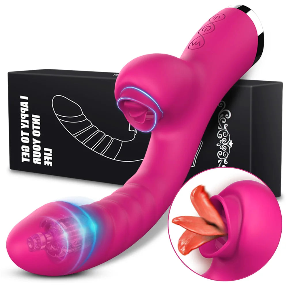 Tongue Licking Vibrator 2 In 1 Adult Women Sex Toys Dildos Vibrators C SexxToys.Shop Tongue Licking Vibrator 2 In 1 Adult Women Sex Toys Dildos Vibrators C SexxToys.Shop