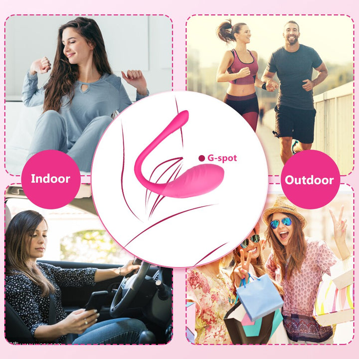 Wireless App Remote Control Vibrator Bluetooth Clit Stimulator G-spot Dildo Wear on Vibrating Egg for Women