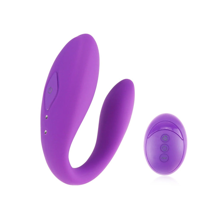 U-Shape Wireless Vibrator USB Rechargeable Dildo G-Spot Silicone Stimulator For Women