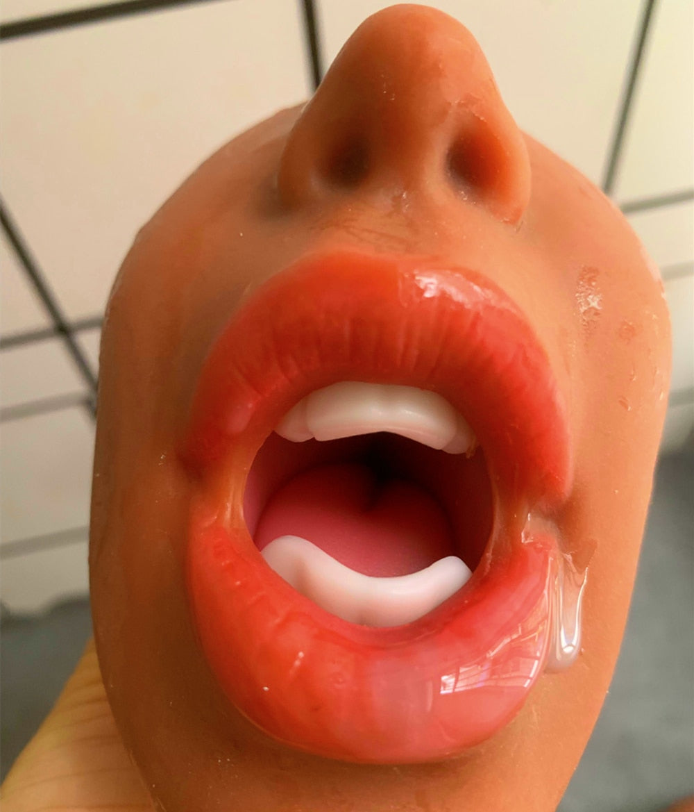 3 in 1 Sex Toy for Men 3D Realistic Artificial Vagina Pocket Pussy