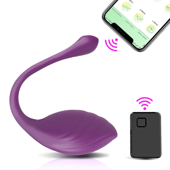 APP Bluetooth Controlled Vibrator Clit Stimulator Love Eggs for Women