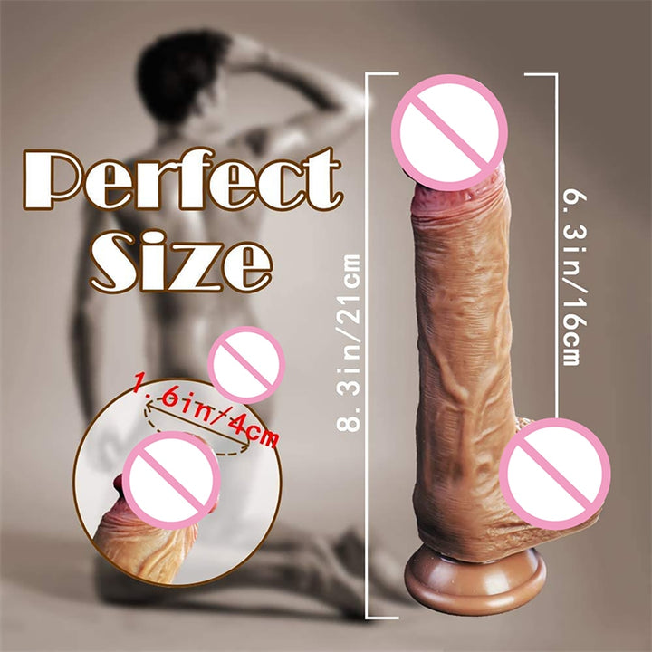 Realistic Dildo with Powerful Suction Cup