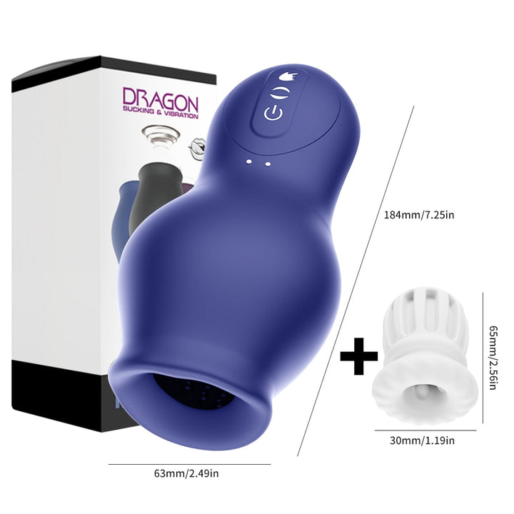 Automatic Sucking Male Pussy Oral Vaginal Penis Vibrator Cup Blowjobs Machine for Men