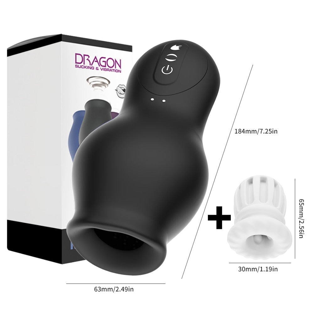 Automatic Sucking Male Pussy Oral Vaginal Penis Vibrator Cup Blowjobs Machine for Men