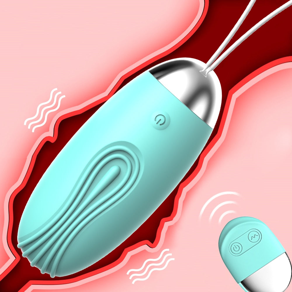 Bullet Vibrator Wireless Remote Controlled Love Eggs for Women