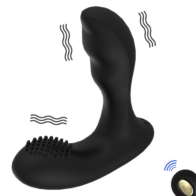 Wireless Remote Controlled Anal Vibrator Double Motor 12 Speeds Prostate Massage Butte Plug For Men Adult Sex Toy Store - SexxToys.Shop