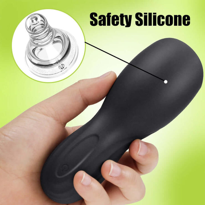 10 Modes Penis Ejaculation Delay Trainer Male Masturbator Vibrator For Men Adult Sex Toy Store - SexxToys.Shop
