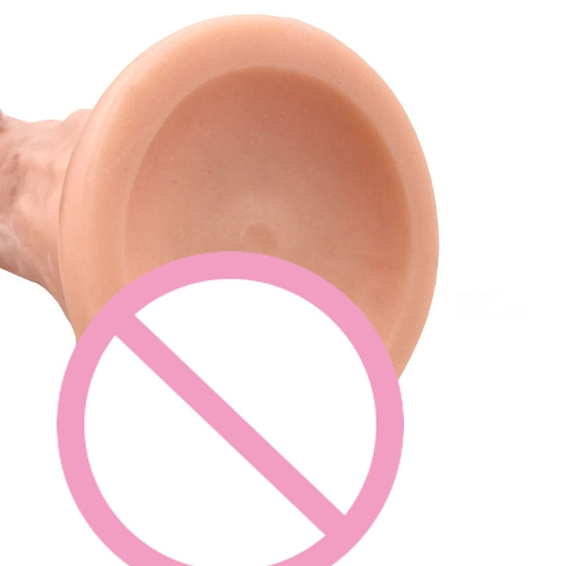 NEW Model Waterproof 12 inch Big Realistic TPE Dildo With Suction Cup Adult Sex Toy Store - SexxToys.Shop