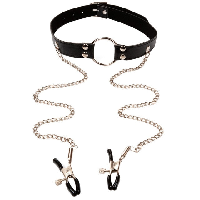 Many Styles (1 Pair/Set) of Fancy Nipple Breast Clamps With Metal Chain BDSM For Adults Pleasure Adult Sex Toy Store - SexxToys.Shop