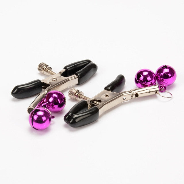 Many Styles (1 Pair/Set) of Fancy Nipple Breast Clamps With Metal Chain BDSM For Adults Pleasure Adult Sex Toy Store - SexxToys.Shop