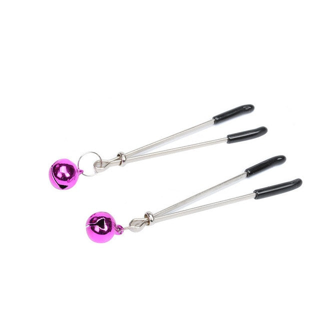 Many Styles (1 Pair/Set) of Fancy Nipple Breast Clamps With Metal Chain BDSM For Adults Pleasure Adult Sex Toy Store - SexxToys.Shop