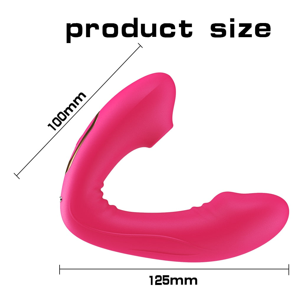 Blowjob Dildo Clitoris Sucker Wearable Vibrating Panties Vibrator G-Spot Clit Stimulator For Women Adult Sex Toy Store - SexxToys.Shop