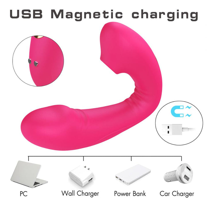 Blowjob Dildo Clitoris Sucker Wearable Vibrating Panties Vibrator G-Spot Clit Stimulator For Women Adult Sex Toy Store - SexxToys.Shop