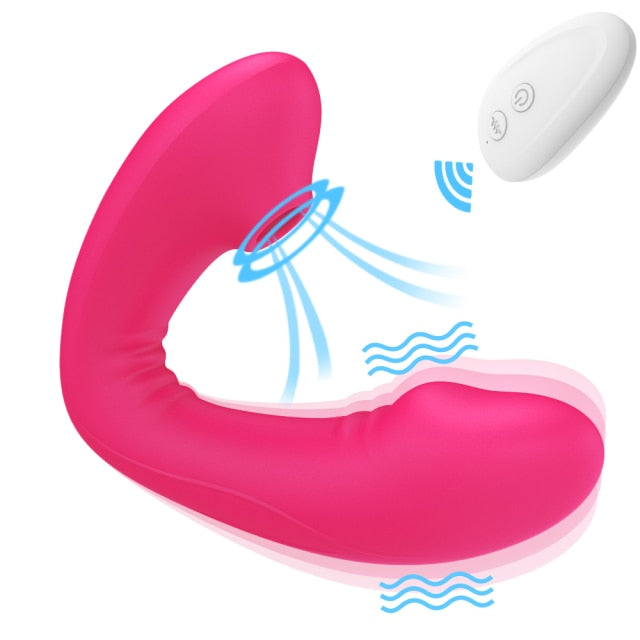 Blowjob Dildo Clitoris Sucker Wearable Vibrating Panties Vibrator G-Spot Clit Stimulator For Women Adult Sex Toy Store - SexxToys.Shop