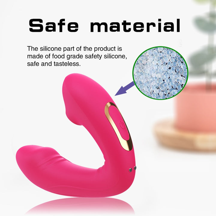 Blowjob Dildo Clitoris Sucker Wearable Vibrating Panties Vibrator G-Spot Clit Stimulator For Women Adult Sex Toy Store - SexxToys.Shop