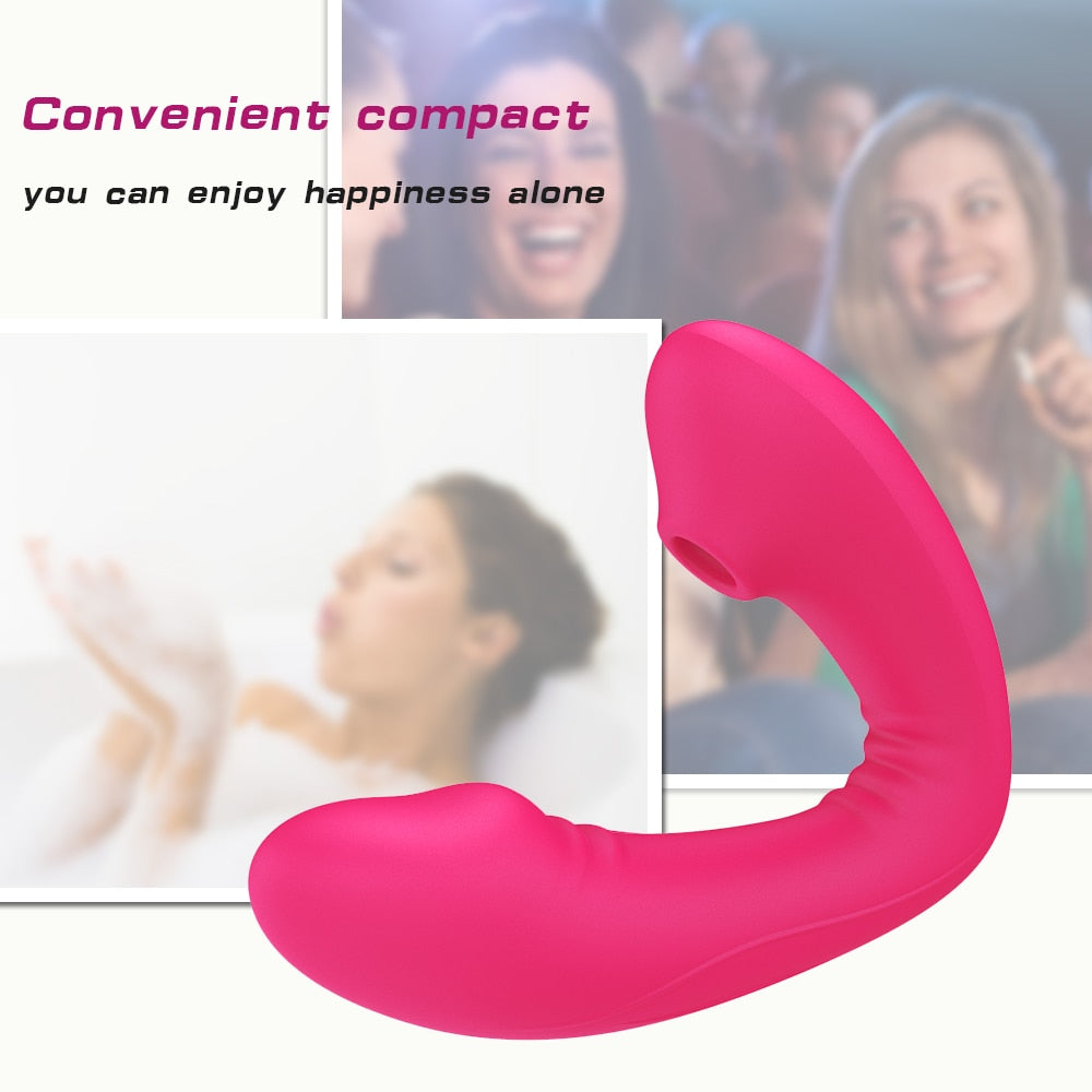 Blowjob Dildo Clitoris Sucker Wearable Vibrating Panties Vibrator G-Spot Clit Stimulator For Women Adult Sex Toy Store - SexxToys.Shop