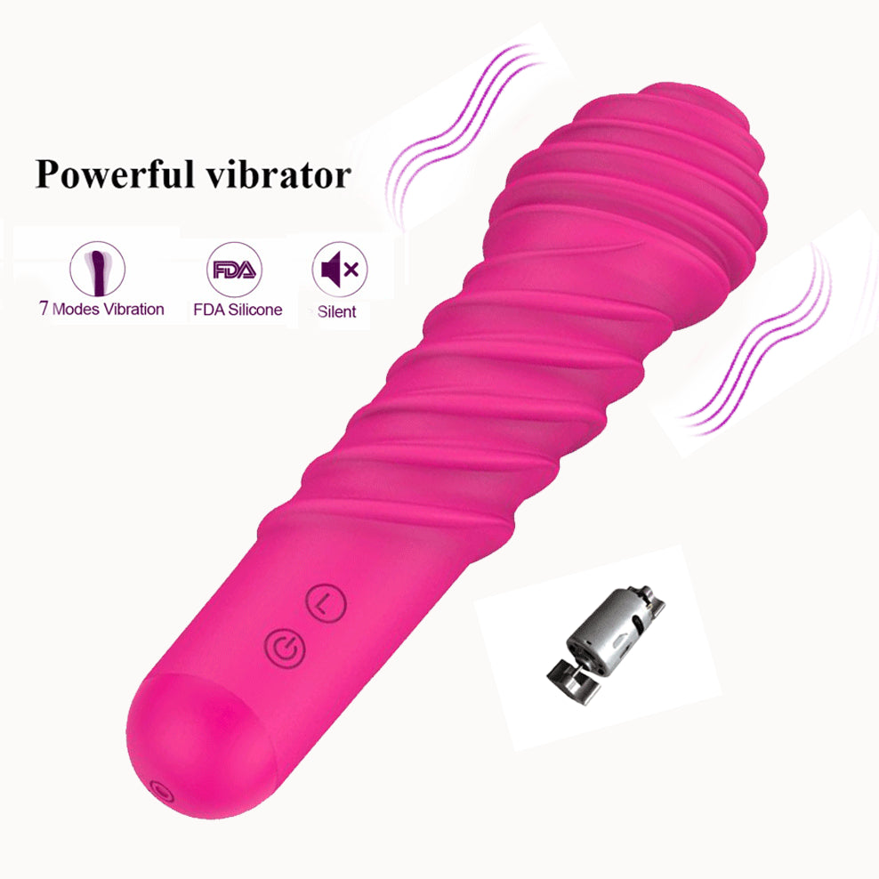 Silicone Magic AV Wand Body Massager Sex Toy Female Male Masturbator 7 speed Powerful Clit Vibrator For Men or Women Adult Sex Toy Store - SexxToys.Shop