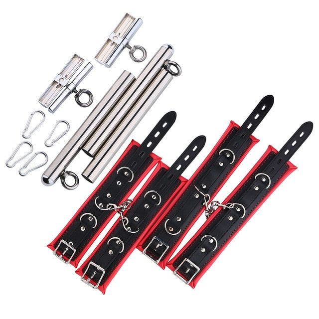 Couples BDSM Bondage Set Stainless Steel Adjustable Spreader Adult Sex Toy Store - SexxToys.Shop