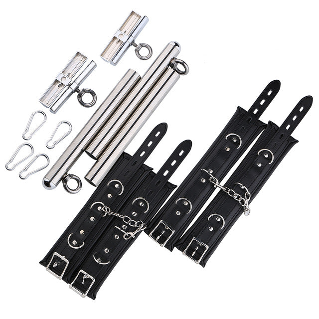 Couples BDSM Bondage Set Stainless Steel Adjustable Spreader Adult Sex Toy Store - SexxToys.Shop