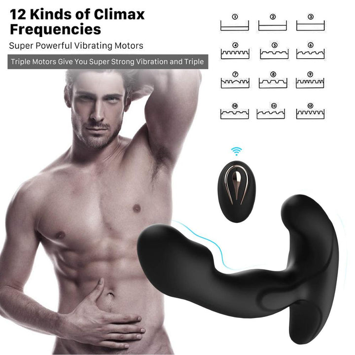 Prostate Stimulator Vibrator Prostate Massager Dildo Anal Plugs Silicone Wireless Vibrator Adult Sex Toy Store - SexxToys.Shop
