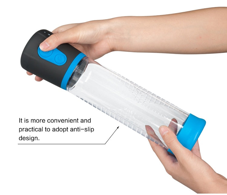 ABS Silicone Penis Enlargement Extender Electrical Vacuum Pump Male Masturbator Adult Sex Toy Store - SexxToys.Shop