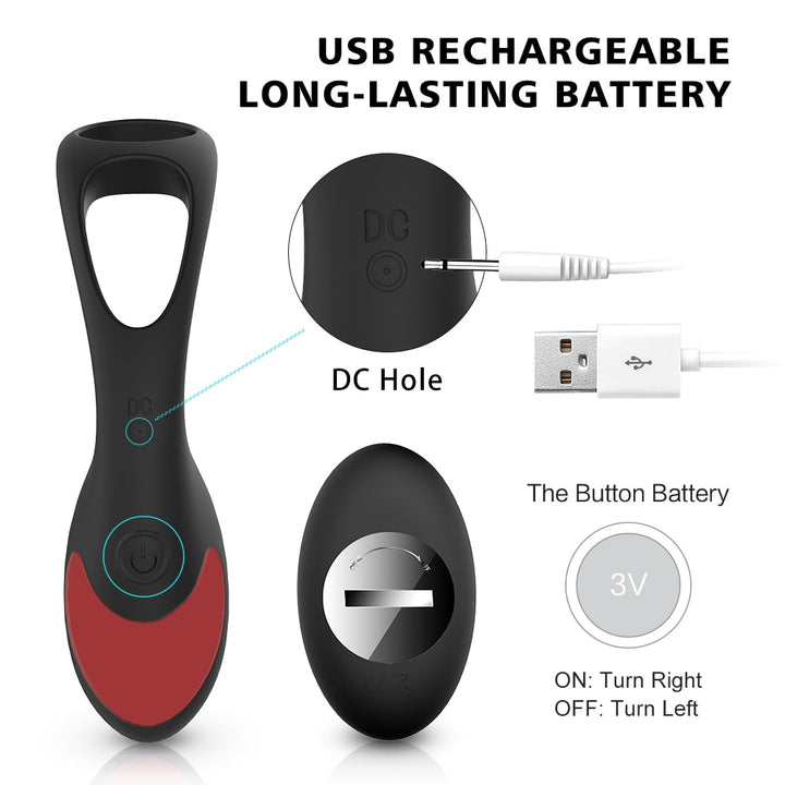 Anal Sex Toy Gay Sex Product Prostate Sex Erection Cock Massager With Delay For Men Adult Sex Toy Store - SexxToys.Shop