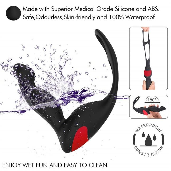 Anal Sex Toy Gay Sex Product Prostate Sex Erection Cock Massager With Delay For Men Adult Sex Toy Store - SexxToys.Shop