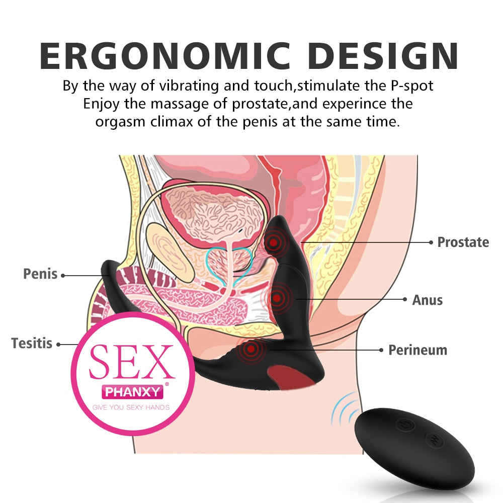 Anal Sex Toy Gay Sex Product Prostate Sex Erection Cock Massager With Delay For Men Adult Sex Toy Store - SexxToys.Shop