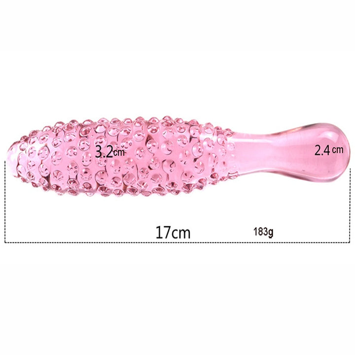Double Head Big Butt Plug Anal Dildo Pyrex Crystal Glass Prostate Magic Wand For Men or Women Adult Sex Toy Store - SexxToys.Shop
