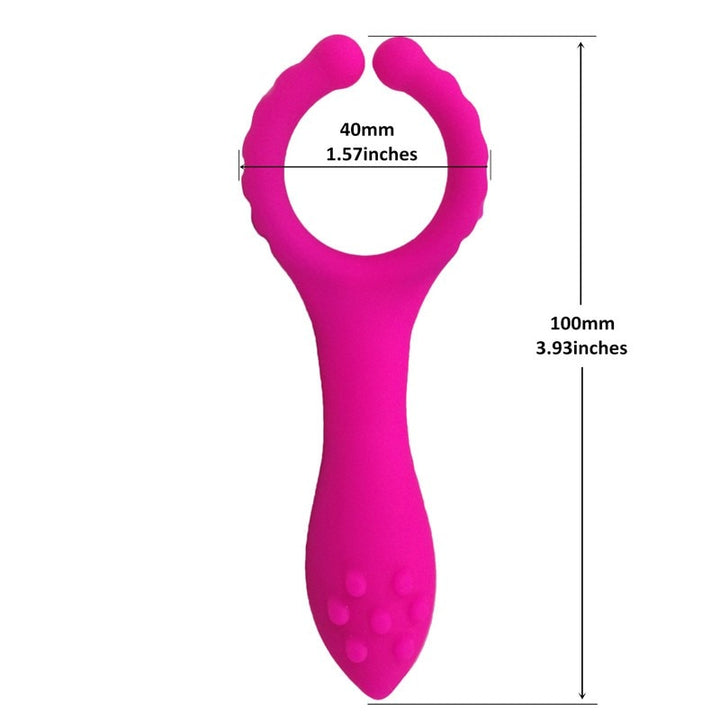 Vibrating Penis Ring Dildo Delaying Ejaculation Vibrator Vagina Clitoris Nipple Massager For Women or Men Adult Sex Toy Store - SexxToys.Shop