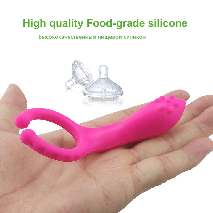 Vibrating Penis Ring Dildo Delaying Ejaculation Vibrator Vagina Clitoris Nipple Massager For Women or Men Adult Sex Toy Store - SexxToys.Shop