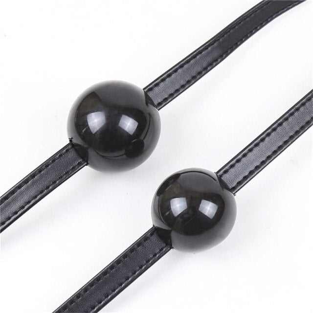 BDSM 2 Sizes Soft Safety Silicone Open Mouth Gag Ball (1Pc/Set) Bondage Restraint For Men or Women Adult Sex Toy Store - SexxToys.Shop