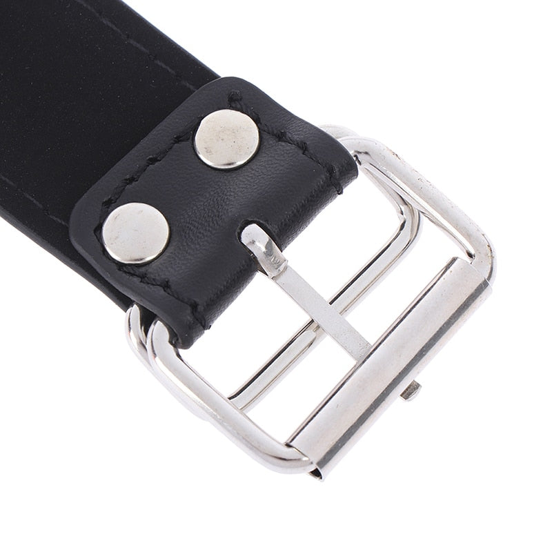 Leather Metal O-Ring Gag Flirting Open Mouth BDSM For Men or Women Adult Sex Toy Store - SexxToys.Shop