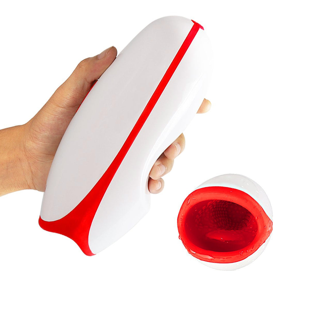 Masturbator Vibrator Silicone Automatic Rotation Heating Sucking Oral Sex Cup Adult Intimate Blowjob Machine For Men Adult Sex Toy Store - SexxToys.Shop