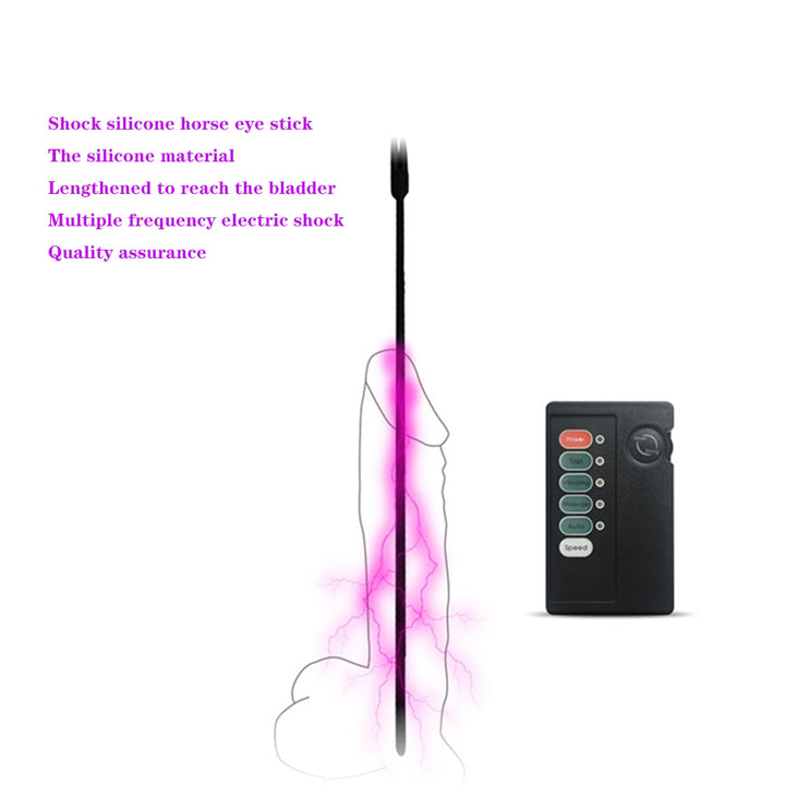 Electric Shock Silicone Penis Plug Urethral Dilator Catheter Sex Toys for Men Adult Sex Toy Store - SexxToys.Shop